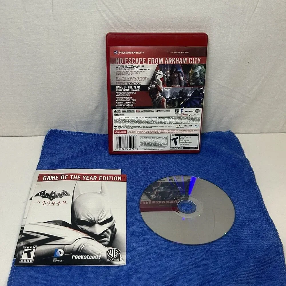 Batman Arkham City Game of the Year Edition BL Sony Playstation 3 PS3 CIB